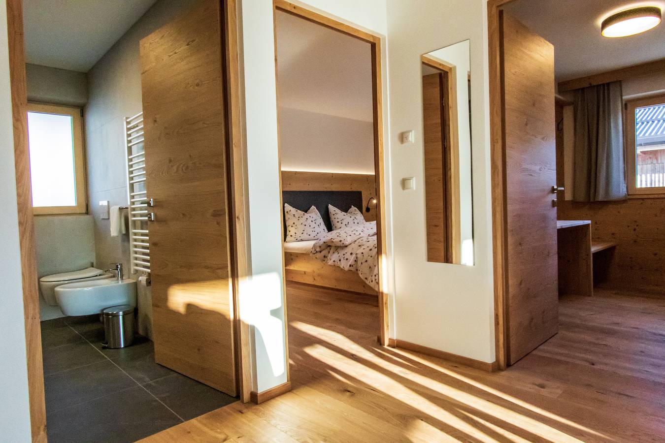 Appartamento intero, Appartamento di vacanza "Kieserhof Alm" con vista sulle montagne, terrazza privata e Wi-Fi in Terento, Dolomiti Superski