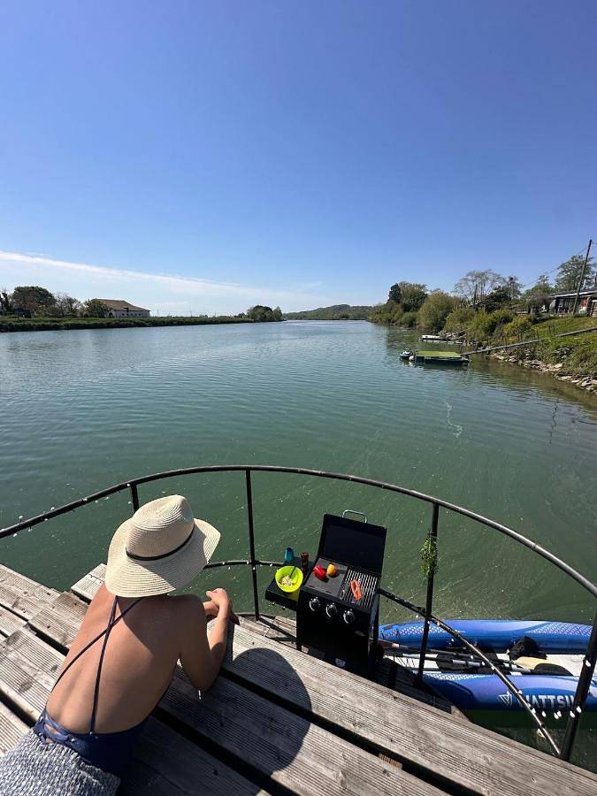 Bateau pour 4 personnes, avec jardin et vue à Port-de-Lanne - 4