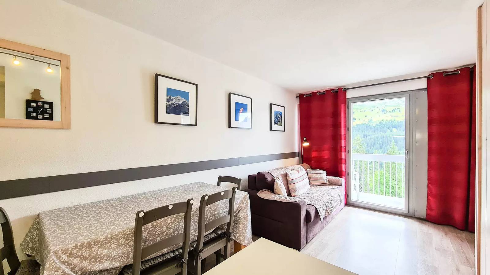 Ganzes Studio, Neues Studio · Centre Station · Balkon in Flaine, Arâches-la-Frasse