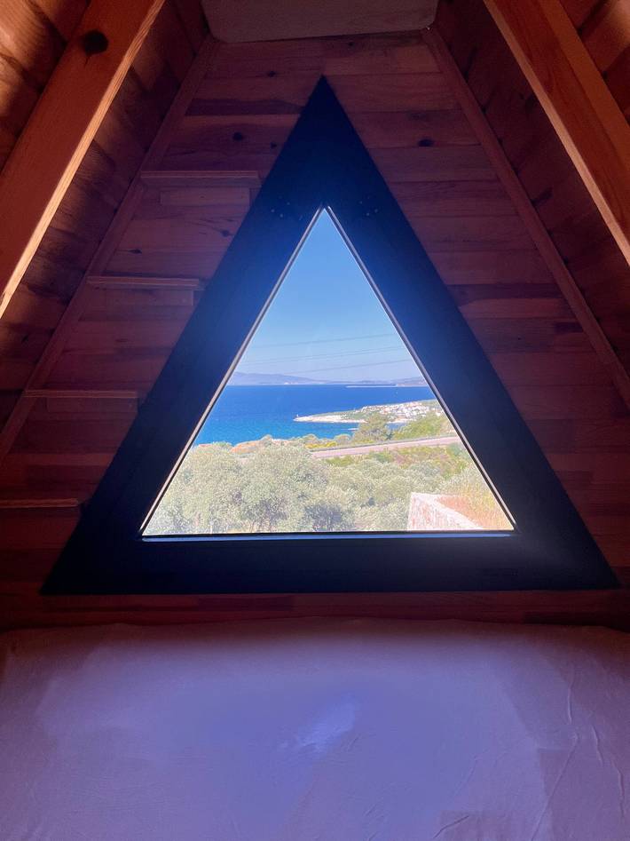 Privater Bungalow mit Meerblick in Karaburun Die Natur erwartet Sie in Türkische Ägäis