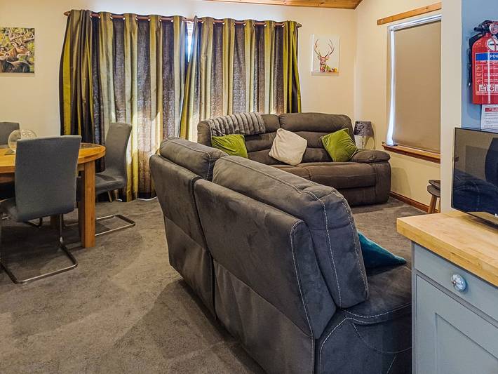 Log cabin for 5 people, with Garden in Banchory