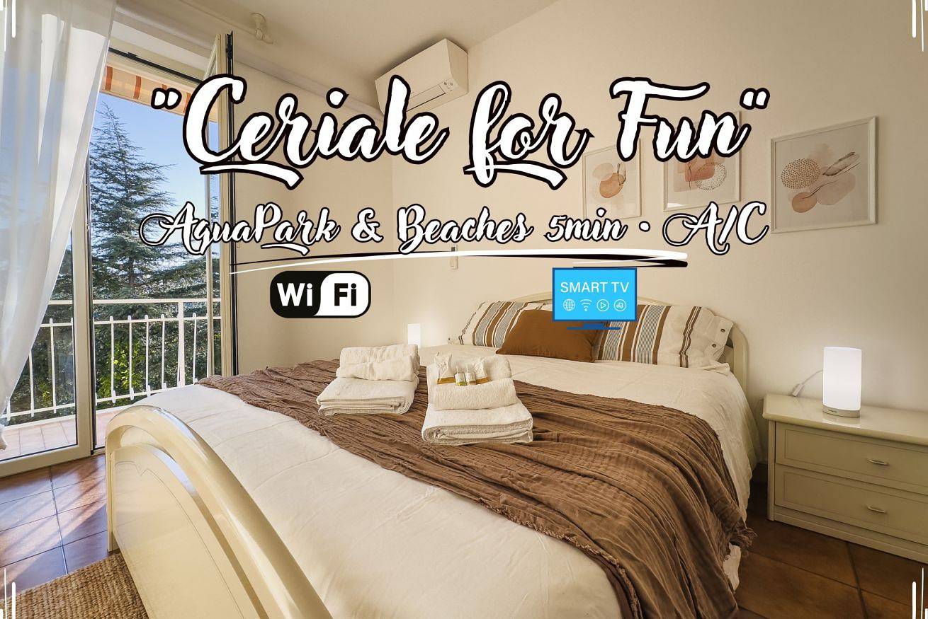 Entire apartment, [Ceriale for Fun] Aquapark & Beaches 5min • A/C in Ceriale, Riviera di Ponente