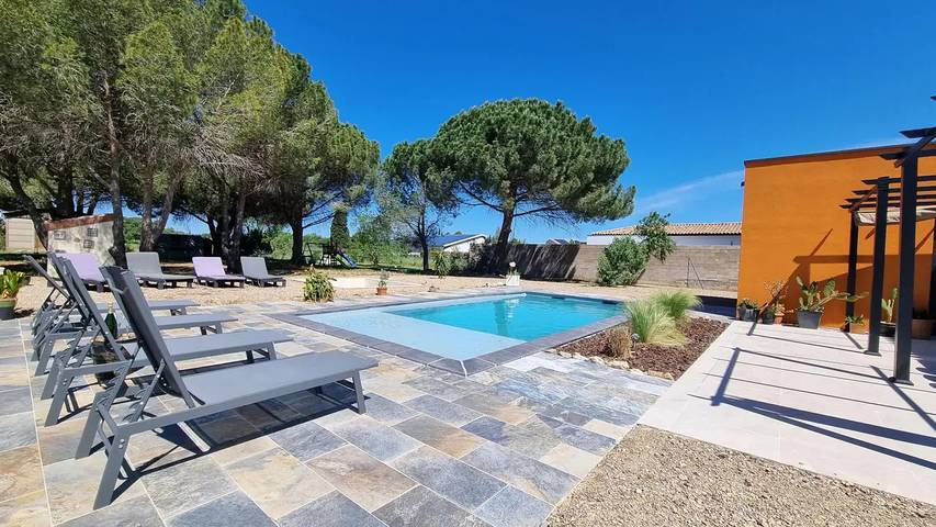 Location de vacances pour 13 personnes, avec jardin et piscine, animaux acceptés à Sallèles-d'Aude - 4
