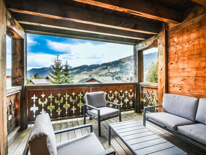 Gîte pour 6 personnes, avec terrasse à Les Gets - 4