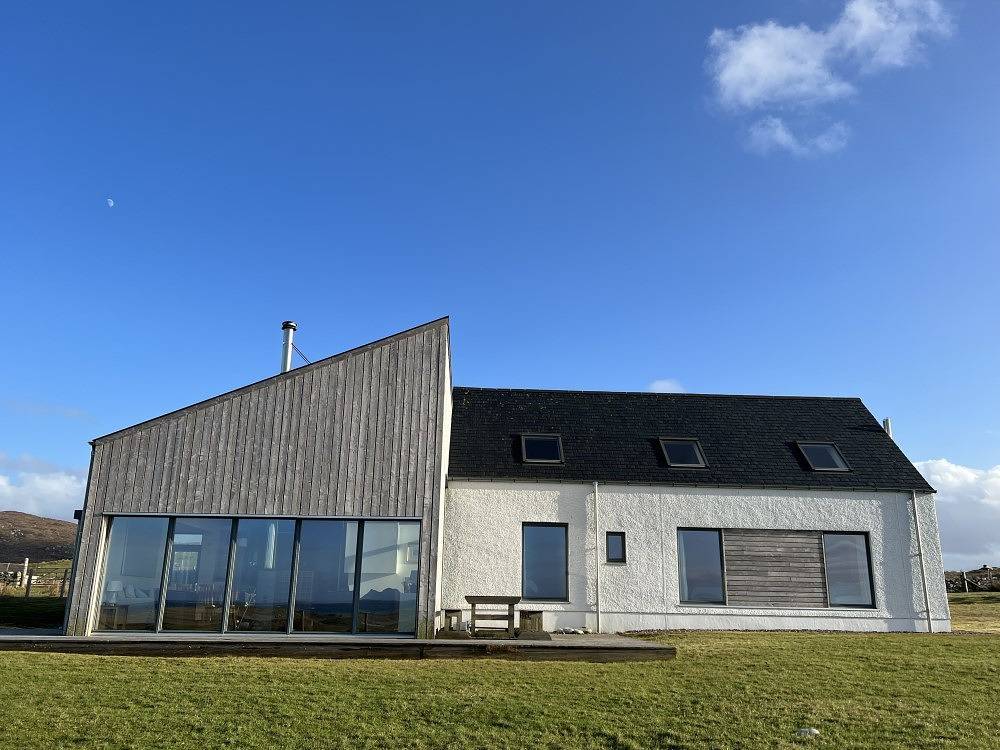 Clachan Lodge in North Uist, Outer Hebrides