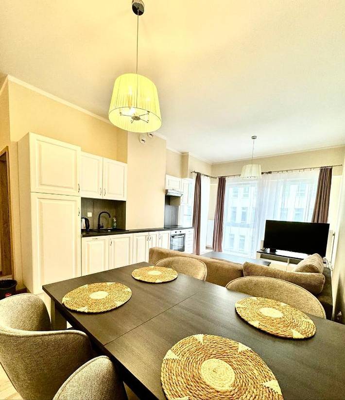 Apartament wakacyjny dla 4 osób, z balkon i widok w Legnica