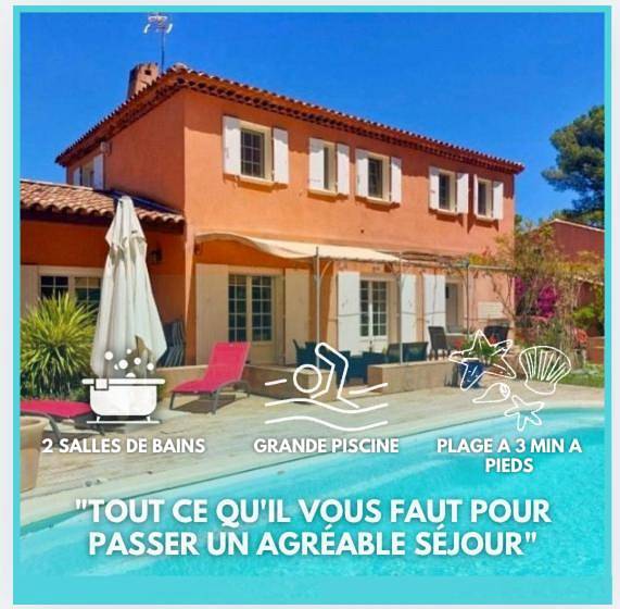 Villa pour 11 personnes, avec jardin et piscine