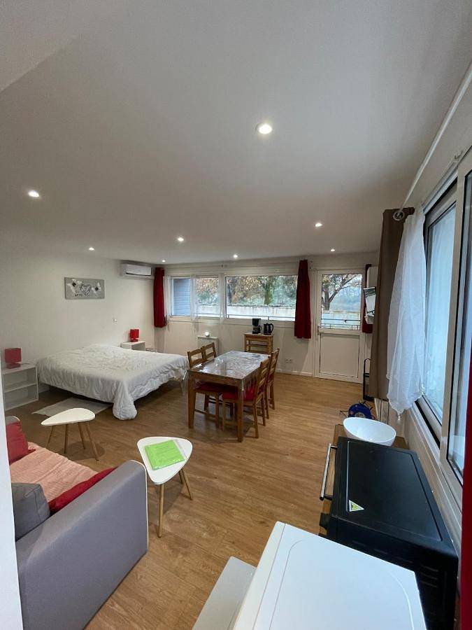 Gîte pour 4 personnes, avec vue ainsi que vue sur le lac et balcon dans Lac de Christus