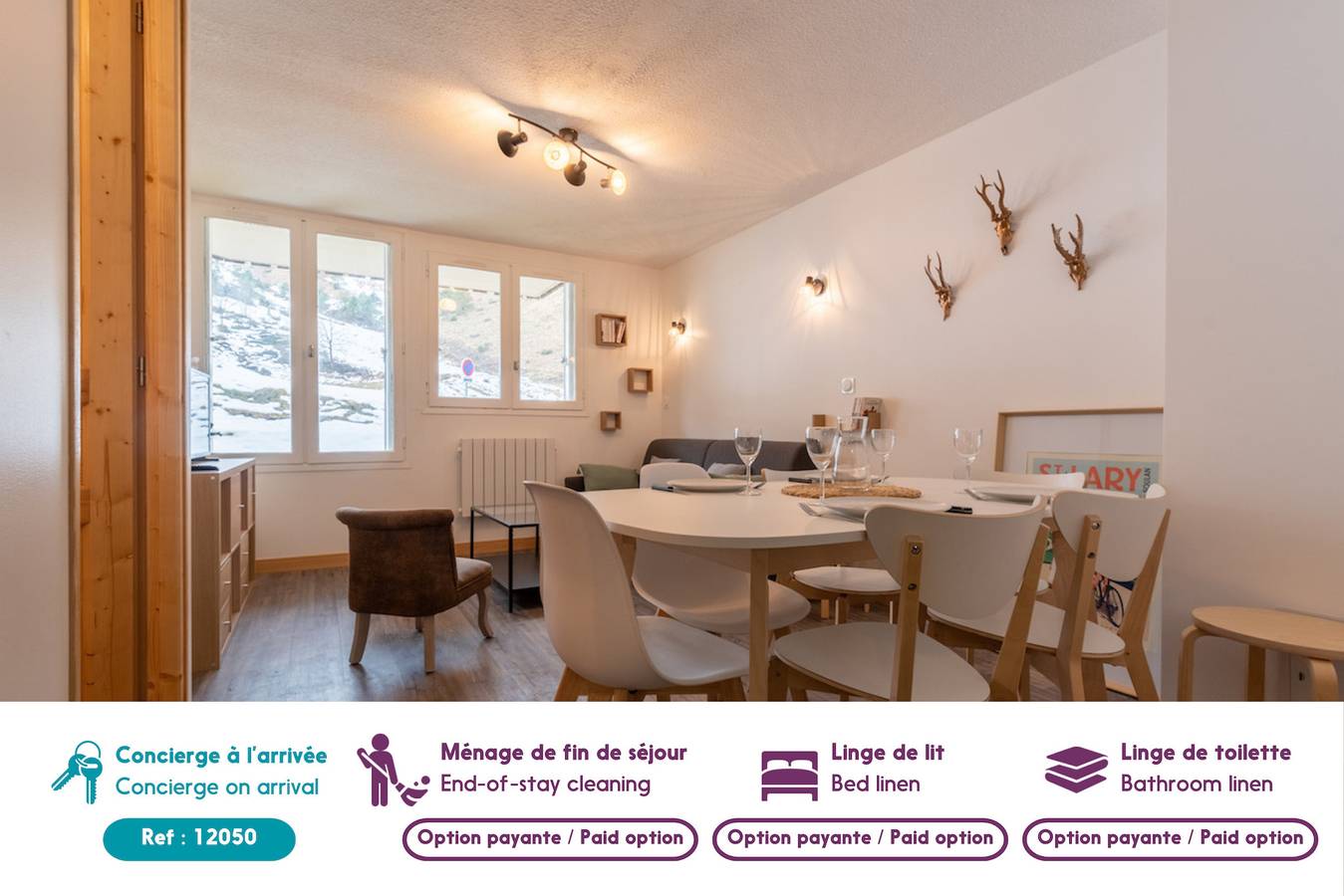 Appartement entier, Séjour à 6 - 200m des pistes - Belle Sayette in Adervielle-Pouchergues, Pyrénées