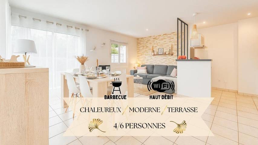 Gîte pour 6 personnes, avec jardin, animaux acceptés à Baudreix