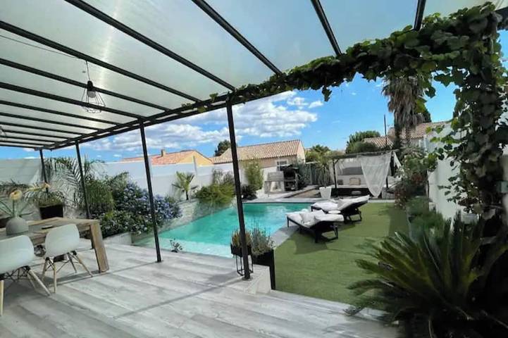 Maison de vacances pour 8 personnes, avec terrasse et jardin