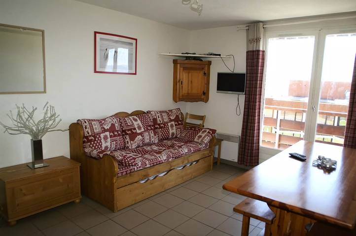 Gîte pour 7 personnes, avec balcon dans Prapoutel