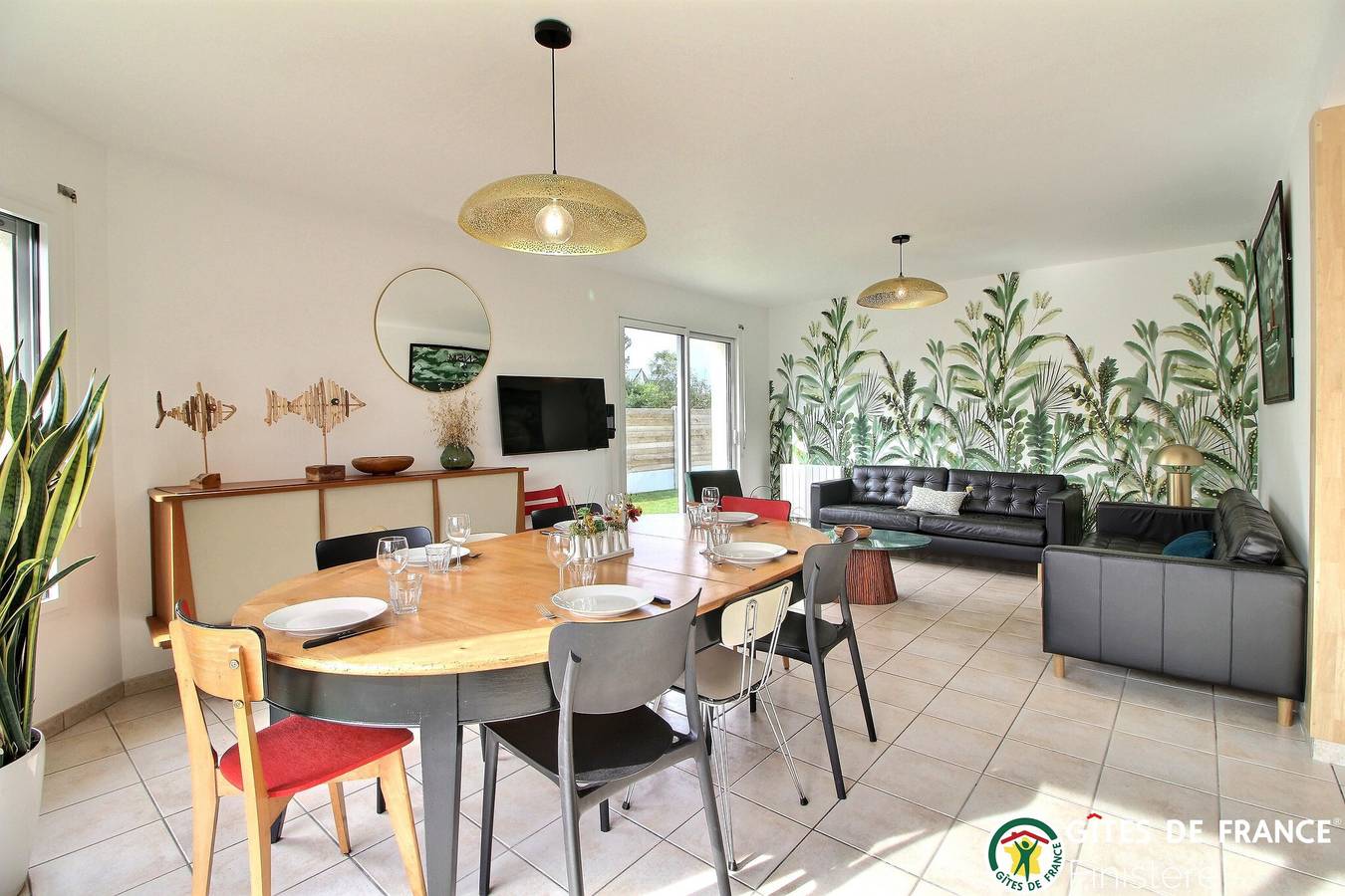 Maison lumineuse et confortable avec jardin clos in Landéda, Región de Brest