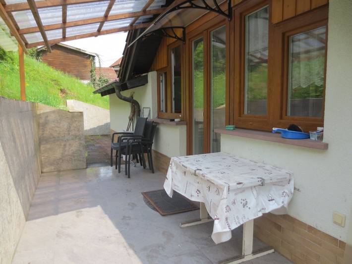 Ferienwohnung für 4 Personen, mit Terrasse und Garten in Frammersbach
