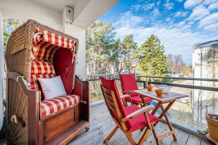 Ferienwohnung für 2 Personen, mit Balkon in Breege