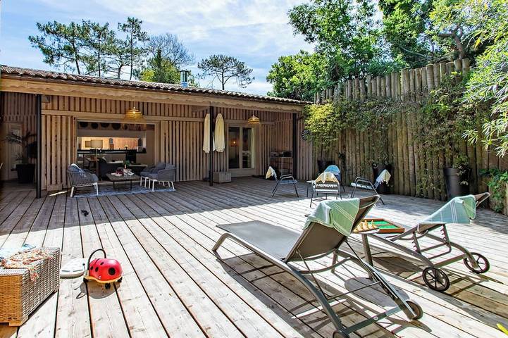 Maison de vacances pour 7 personnes, avec jardin au Cap Ferret