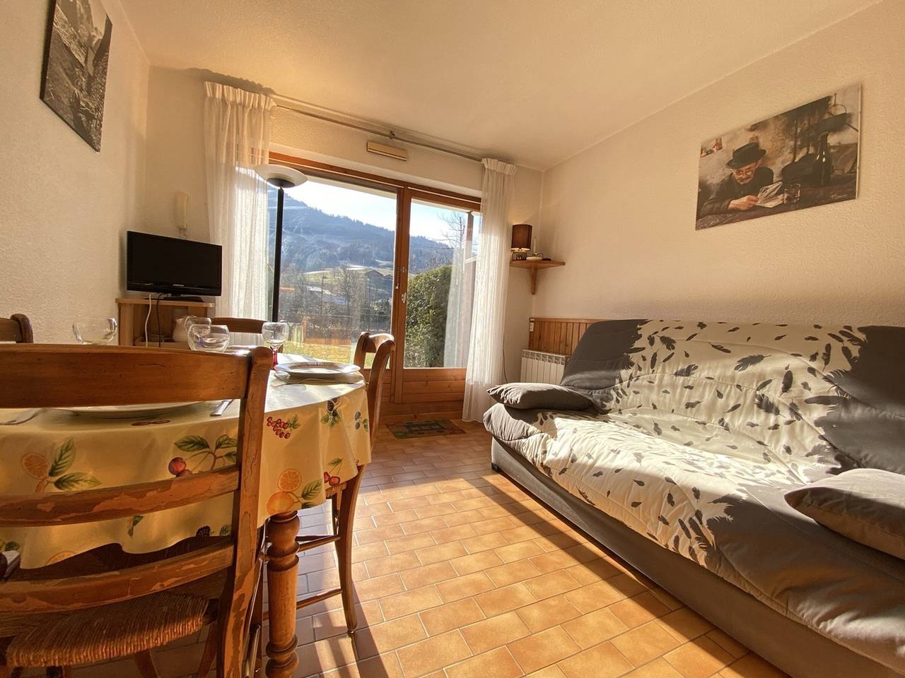 Appartement entier, Studio Cabine près des pistes avec parking privé à Praz-Sur-Arly in Praz-sur-Arly, Pays du Mont-Blanc