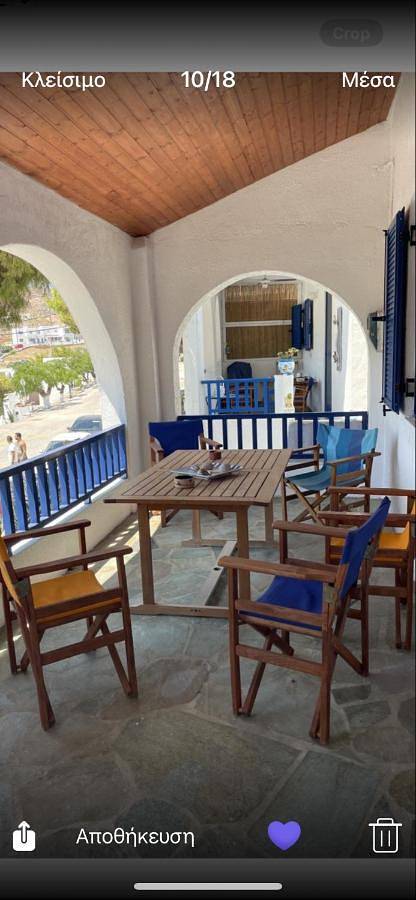 Location de vacances pour 5 personnes, avec terrasse ainsi que vue et jardin dans Κανάλα - 3