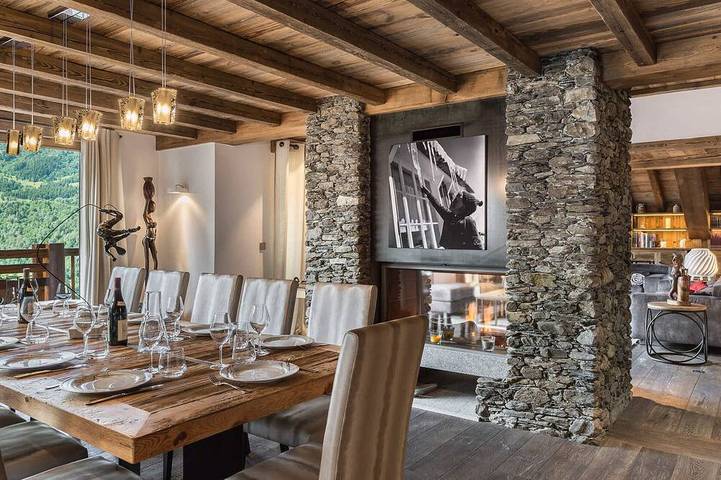 Chalet für 15 Personen, mit Terrasse und Sauna sowie Whirlpool