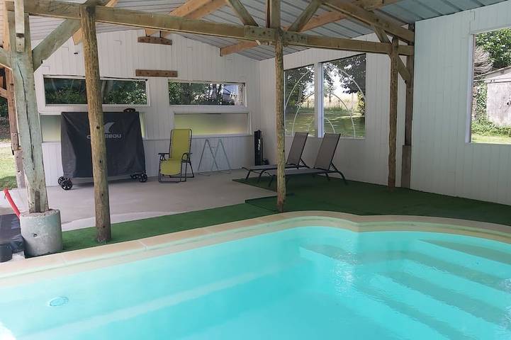 Maison de vacances pour 6 personnes, avec jardin, animaux acceptés