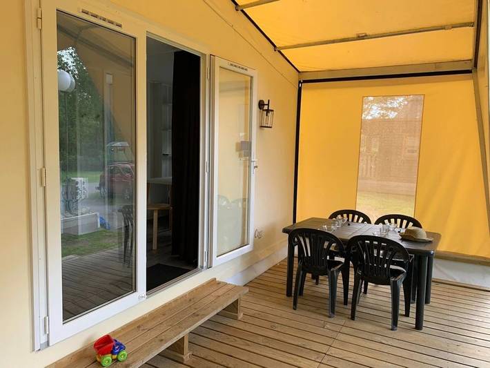 Tente pour 4 personnes, avec sauna ainsi que jacuzzi et bassin pour enfant dans les Pays de la Loire - 4