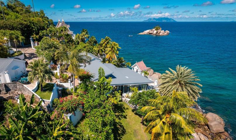 Villa pour 6 personnes, avec piscine ainsi que vue et jardin aux Seychelles - 4