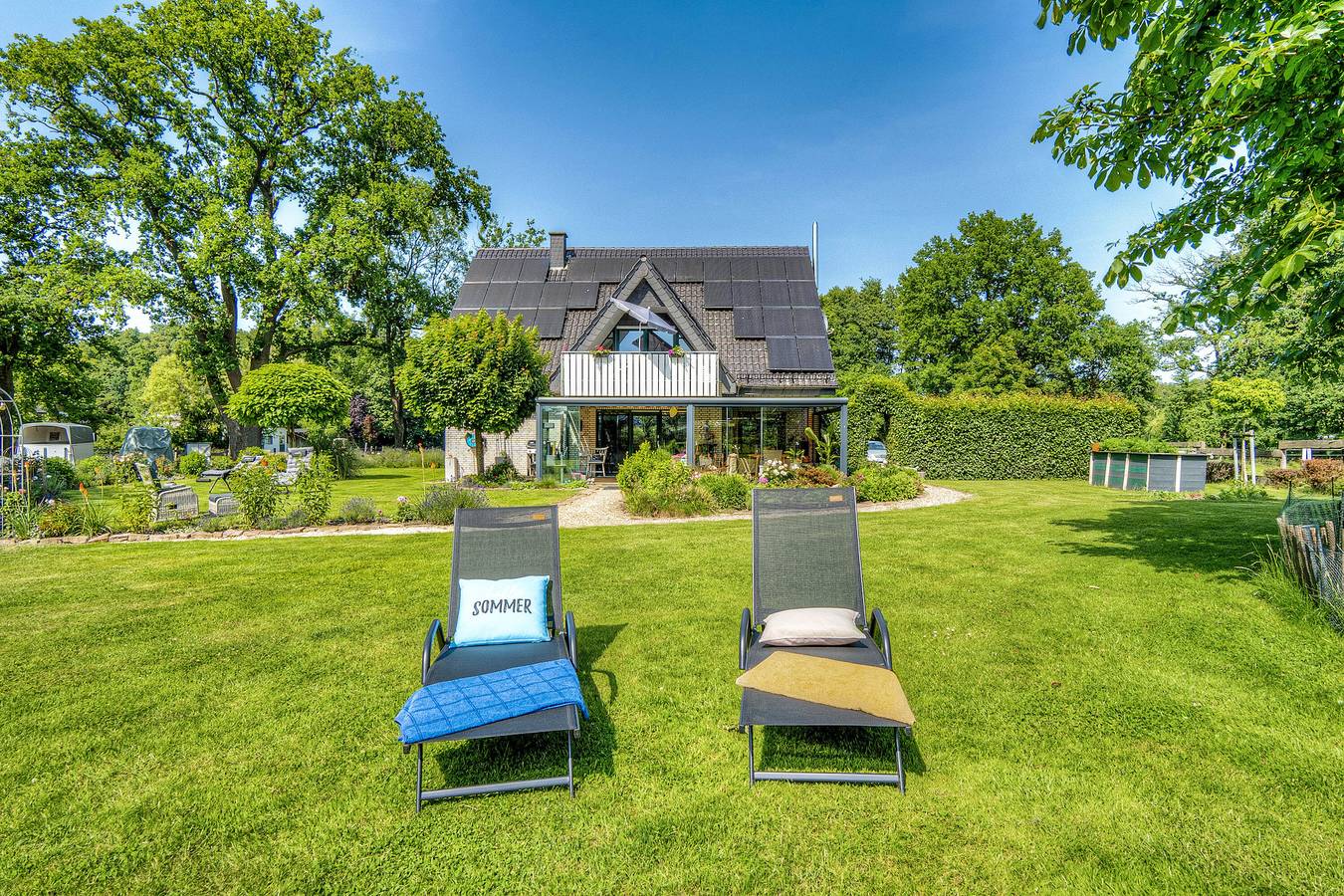 Ganze Wohnung, Ferienwohnung 'Relax' mit Gemeinschaftsgarten, Wi-Fi und Klimaanlage in Mettingen, Münsterland