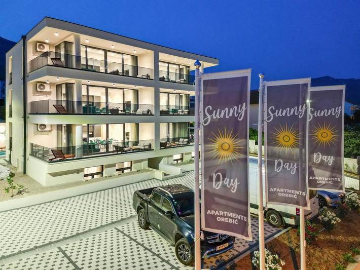 Maison d’hôte pour 5 personnes, avec terrasse ainsi que piscine et jardin à Orebić