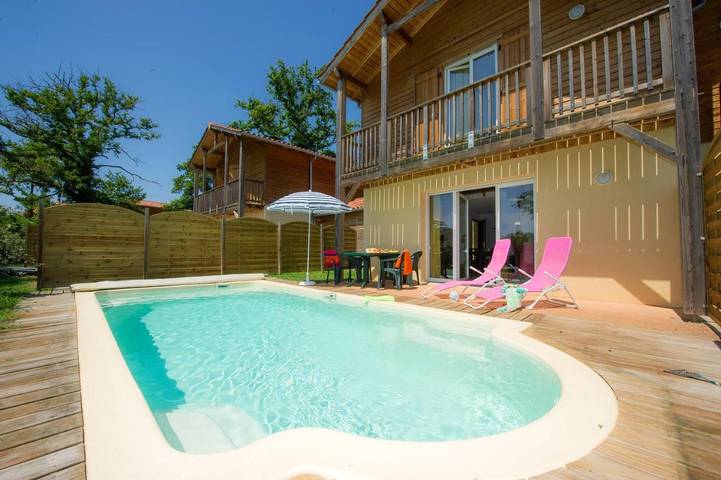 Location de vacances pour 4 personnes, avec jardin ainsi que vue et piscine à Eauze - 2