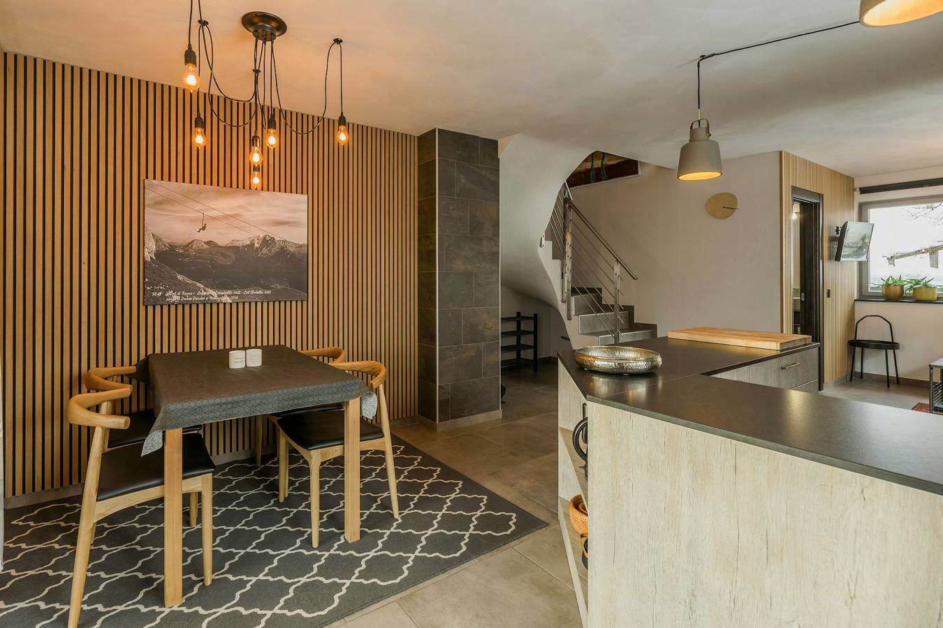 Geheel appartement, Appartement in de Dolomieten met panoramisch uitzicht in Campitello di Fassa, Dolomiti Superski