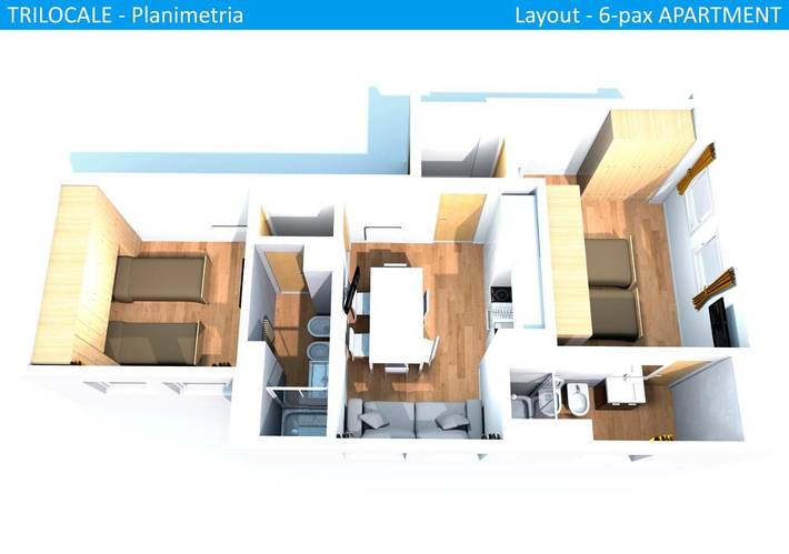 Gîte pour 4 personnes, avec vue dans Passo Del Tonale - 2