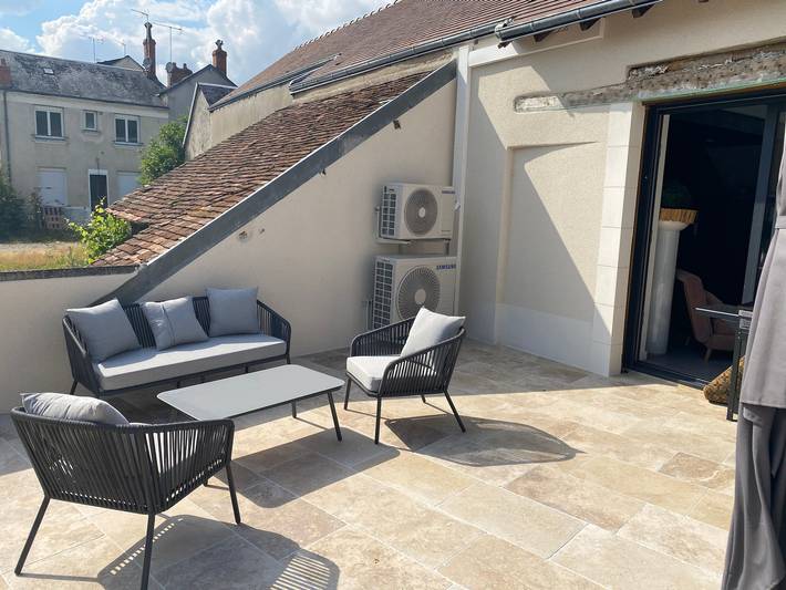Renoviertes Ferienhaus mit Garten und Terrasse nahe Châteauroux in Saint-Maur (Indre), Châteauroux und Umgebung