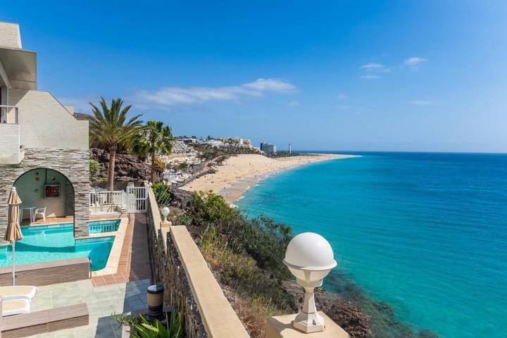 Ferienwohnung für 4 Personen, mit Terrasse und Pool sowie Sauna auf Fuerteventura