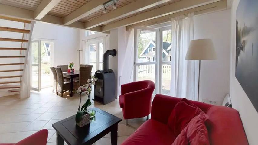 Ferienhaus für 6 Personen, mit Whirlpool und Terrasse sowie Garten und Sauna in Brandenburg - 4