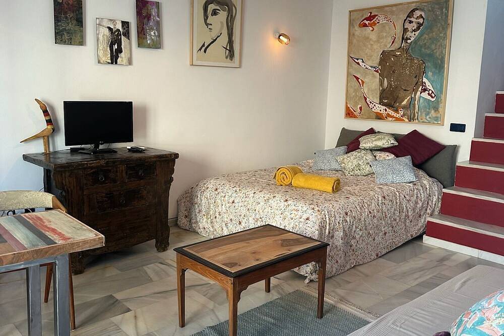 Entire apartment, La Mar room Charming apartment with large terrace and views in Rodalquilar in Rodalquilar, Níjar