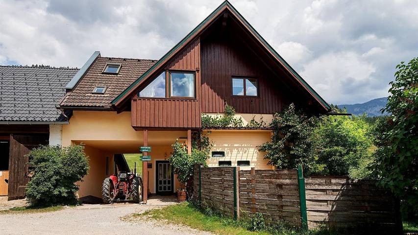 Hütte für 6 Personen, mit Terrasse und Sauna sowie Garten in Haus - 4