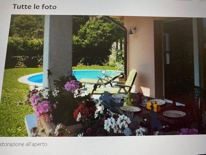 Villa per 2 persone, con Terrazza e Piscina nonché Panorama a Comune di Porlezza