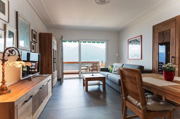 Ferienwohnung für 3 Personen, mit Garten und Seeblick sowie Sauna und Ausblick am Lago Maggiore (Schweiz) - 4