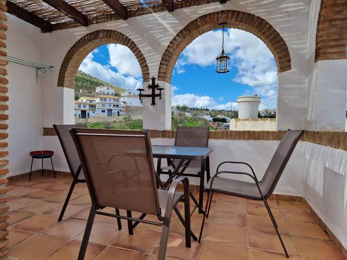 Ferienhaus für 5 Personen, mit Terrasse und Ausblick