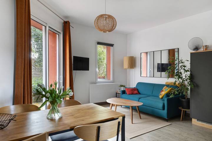 Maison de vacances pour 4 personnes, avec Jardin