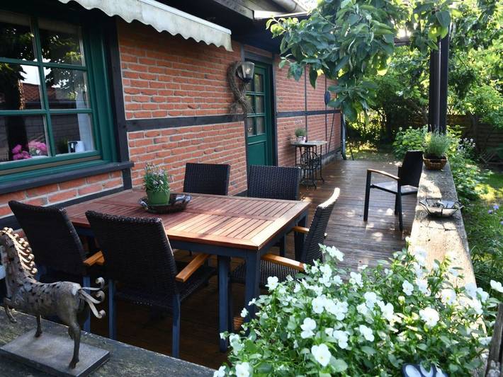 Ferienwohnung für 4 Personen, mit Terrasse und Garten in Benz