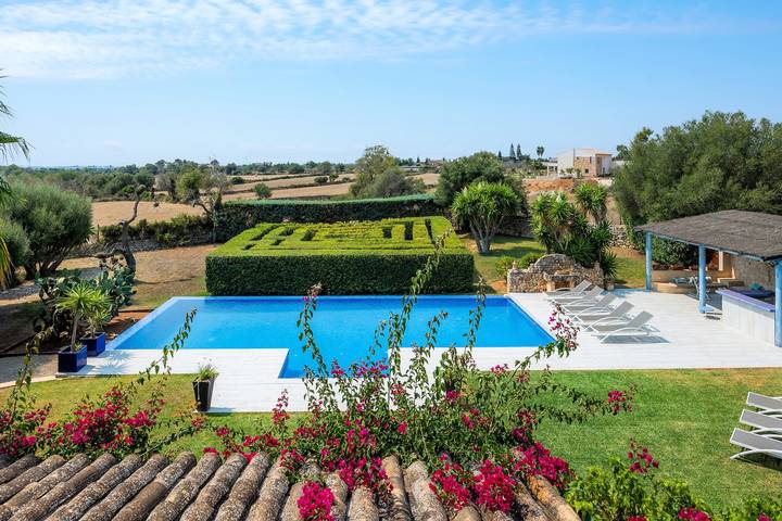 Finca mit Whirlpool für 8 Personen, mit Garten und Whirlpool, mit Haustier in Santanyí - 3
