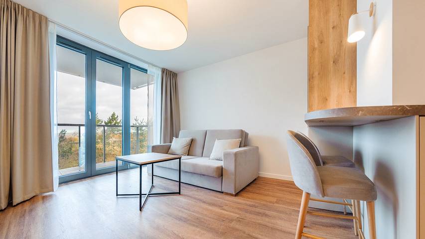 Ferienwohnung für 2 Personen, mit Balkon und Sauna, mit Haustier in Mielno - 4