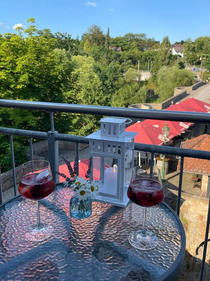 Ferienwohnung für 3 Personen, mit Balkon und Ausblick in Melsungen