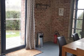 Gîte pour 12 personnes, avec balcon à Steenbecque
