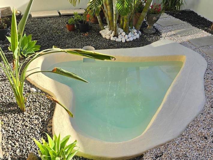Maison de vacances pour 2 personnes, avec piscine ainsi que terrasse et vue