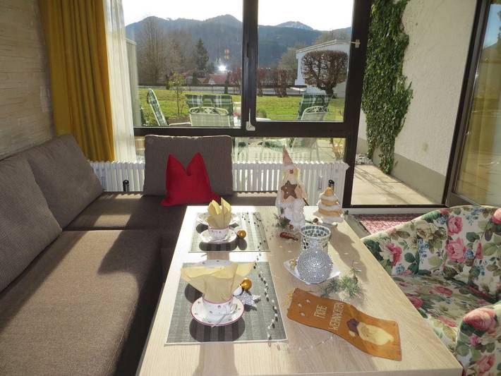 Ferienwohnung für 2 Personen, mit Terrasse und Ausblick sowie Garten am Schliersee - 4
