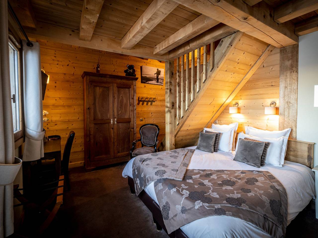 Luxuriöses Chalet mit 7 Betten, Jacuzzi und Sauna, nahe dem Sessellift in La Plagne, La Plagne-Tarentaise
