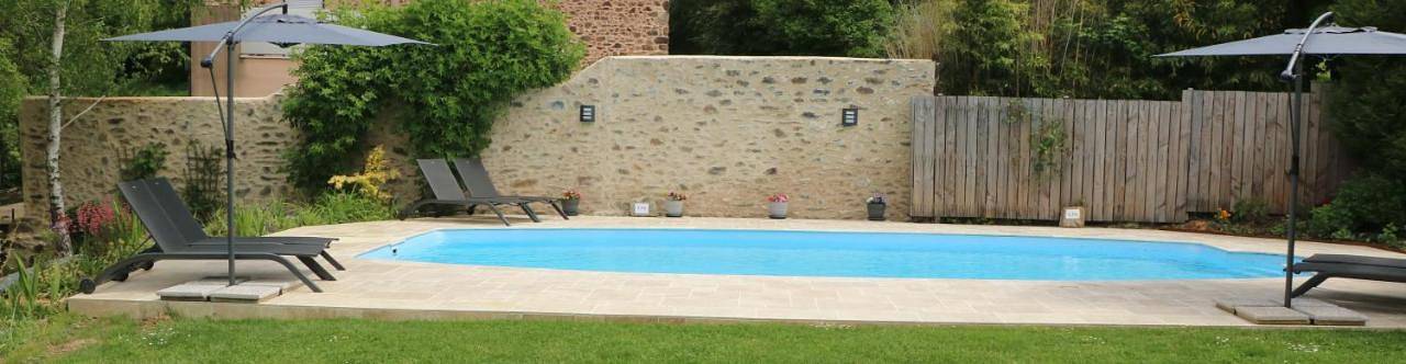 Maison de vacances pour 2 personnes, avec jardin ainsi que vue et piscine