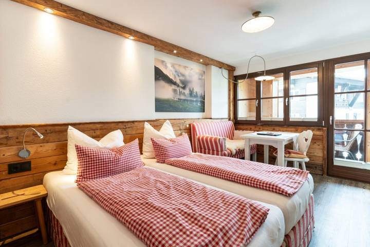 Chalet voor 2 personen, met Balkon en Tuin in Oberstdorf